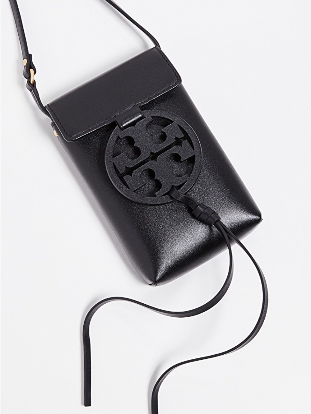 Tory Burch Black Miller Logo Crossbody